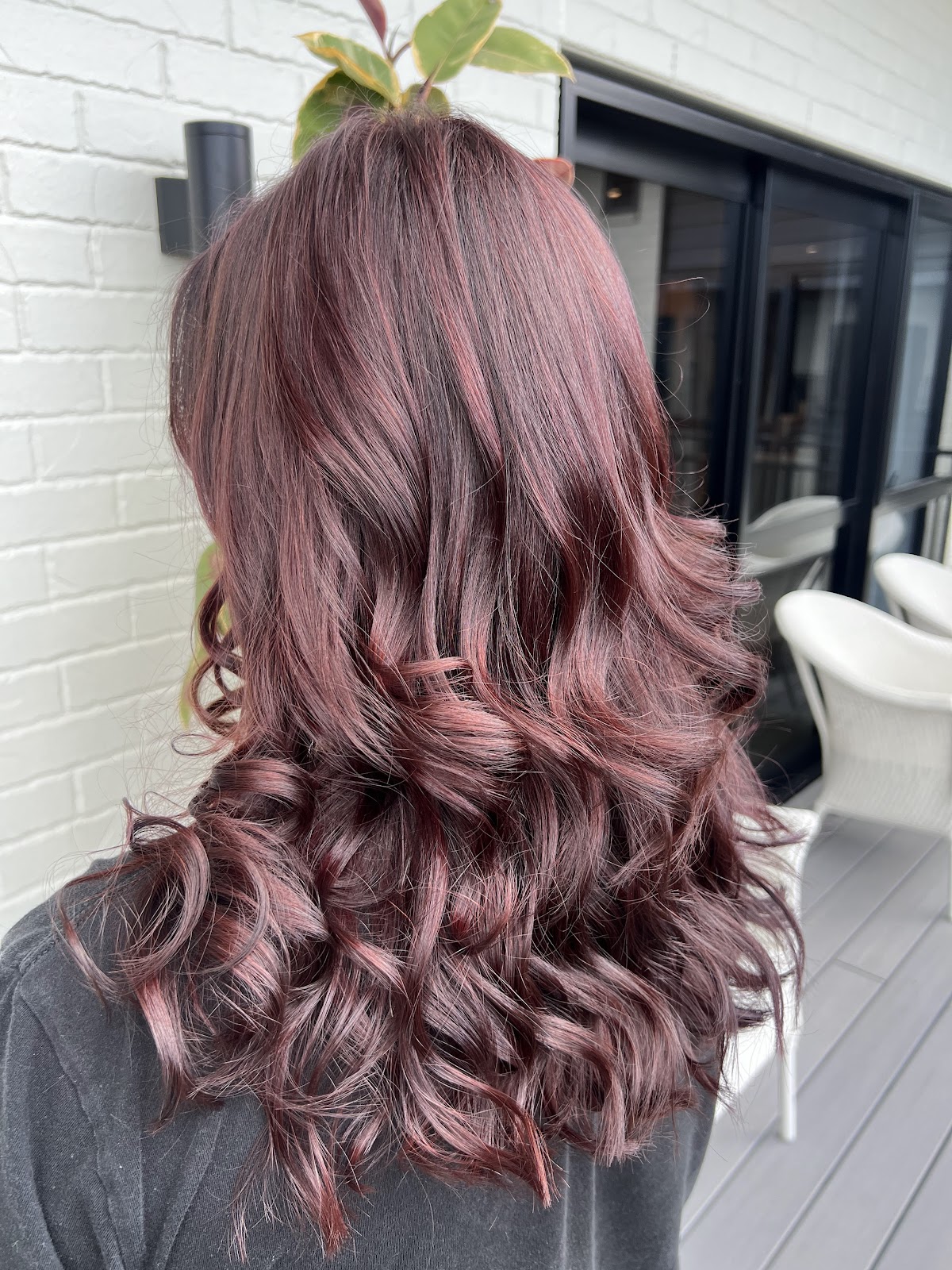 Rose gold, soft and glossy